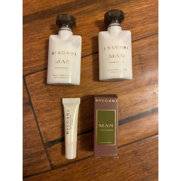 NEW Emirates Business Class Men’s amenity Toiletry kit Bvlgari Cologne - Picture 6 of 9